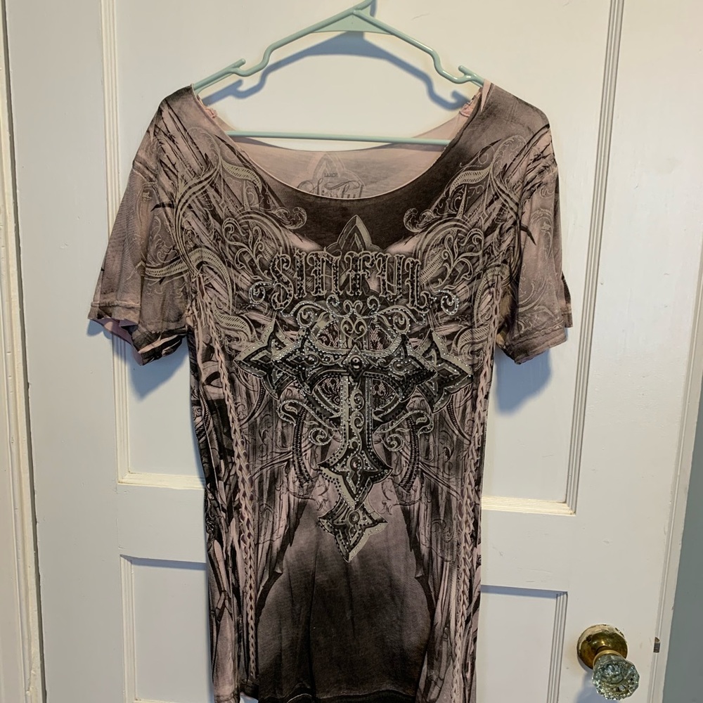 Buckle T-shirt short sleeve